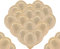 Premium Luftballons Peach Metallic • Helium Luftballons • 50 Stück • 32 cm • extra reißfest • Metallic Luftballons zur schönen Party Deko, Hochzeitsdeko, JGA Deko, Fasching • 100% Latex Ballons