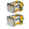 Cell 48 x Energizer Alkaline Batteries, Mercury-Free & Leak Resistant for Long Lasting Power Performance (24 x AA + 24 x AAA)