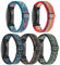 HUYIIO Verstellbares, elastisches Armband für Inspire 2, kompatibel mit Inspire 2 / Inspire / Inspire HR, elastisches weiches Nylon, sportlich, atmungsaktiv, Ersatzarmband für Damen und Herren, 5