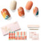 NAILOG Semi Cured Gel Nail Strips Glossy & Long Lasting Soft Gel Finish (20 Extra Long Stickers) | Wraps,Masterpiece