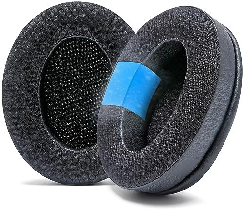 WC Freeze Crusher – Kühlende Gel-Ohrpolster, kompatibel mit Skullcandy Crusher, von Wicked Cushions – passend für Skullcandy Crusher & Hesh 3 Kopfhörer, weicher Memory-Schaum, länger kühl | Black