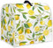 Annejudy Lemon Print Stand Mixer Dust-proof Cover for Kitchen Aid Mixer or Coffee Maker, Appliance Dust Cover Kitchen Appliance Accessories with Pocket and Handle, Easy to Clean