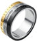 Epinki Eheringe, Römische Zahlen Kalender Spinner Anxiety Ring Ringe Pärchen, Edelstahl Ringe Tricolor für Mann, Größe 60 (19.1)