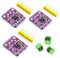 Hailege 3pcs MAX98357 Class D Audio Amplifier Board I2S 3W DAC Decoder Breakout Module Filterless Audio AMP Board