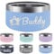 Personalized Stainless Steel Dog Cat Bowl with Name,Customized Laser Engraved Pet Bowl Non Slip for Water and Food 25oz,40oz,53oz (Sky Blue)