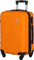 Xonic Design Boardcase Reisekoffer - Hartschalen-Koffer mit 360° Leichtlauf-Rollen - hochwertiger Kabinen-Trolley mit Zahlenschloss - Hand-Gepäck in 55x35x20cm ((Boardcase Neon Orange, S))