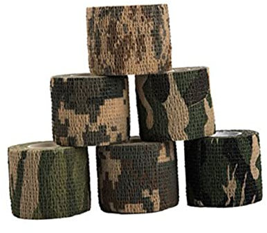 3 Rollen ausrüstung ausrüstung gummizüge Tarngürtel für die Jagd Tarnbänder aus Stoff Werkzeug Camouflage-Gürtel aus Vliesstoff Tarnband Urwald Klebeband Schleife