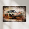 Dekomundo Porsche 911 Auto Poster, Leinwandbild oder Bild mit Rahmen, 50x70 cm, Fotoposter