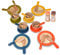 Coriver Wooden Kitchen Dish Set, 26 PCS Wooden Play Plates and Cutlery Set, Kids Role Play Gift Pretend Kitchen Toy for 3+ Years Girls and Boys