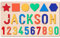 Personalisiertes Puzzle mit Namen-Personalisiert Holzpuzzle Geschenke mit Eingraviertem Text-Holzpuzzle Montessori Spielzeug 1,2,3 Jahre-Personalisierte Geschenke Baby