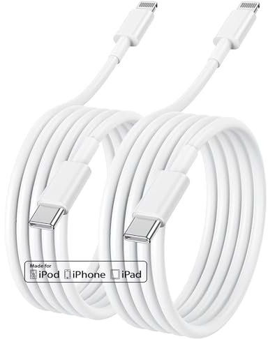 iPhone 14 13 Fast Charger Cable 1M 2Pack,[Apple MFi Certified]USB C to Lightning Cable for iPhone 14 Pro Max/13 mini/12Pro/11/XS/XR/8/iPad/AirPod, Type C Port Support Quick iPhone Charging Lead 3 Foot