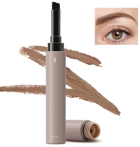 Boobeen Creme-Augenbrauenpomade, wasserfester Stift zum Konturieren der Augenbrauen, Augenbrauenfarbe zum Füllen und Formen der Brauenhaare, lang anhaltend