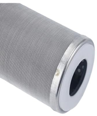 XBTNCYFE Filtro for L'acqua in Acciaio Inossidabile da 10 Pollici, può Essere Pulito E Riutilizzato, Resistente alla Corrosione, Resistente alle Alte Temperature, 5 Micron E Altro Ancora(50 Micron)