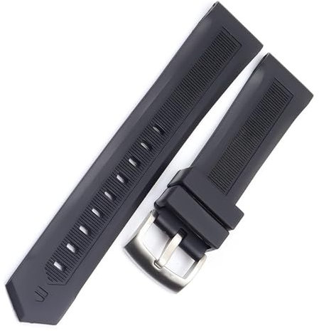 hoosouk Herrenarmband aus Gummi für TAG Heuer CARRER DRIVE TIMER-Armband(20mm)