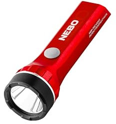 NEBO Luxtreme Nano - Lampe de poche rechargeable 420 lumens - Avec faisceau de 300 mètres, étanchéité IPX6 et design ultra-compact - Rouge