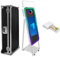 WideMeet Spiegel Photo Booth 22 Zoll Touchscreen Magic Mirror Booth Machine DSLR Photobooth Selfie 40 Zoll Photobooth Maschine für Hochzeit Party Event (Weiß Photo Booth + Drucker)