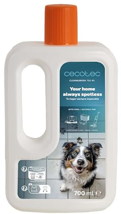 Cecotec Líquido de Limpieza para CarpetClean, Conga y Freego Clean&Wash 700ml. Solución Integral para Mantener Tapicerías, Suelos y otras Superficies Impecables, 700ml, Accesorios Aspiración