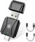 Alltotive S3 Adattatore CarPlay Wireless per iPhone, Converte Cablato in Wireless, USB e Type-C Plug and Play, Compatibile Auto con CarPlay Cablato e iPhone iOS 10+