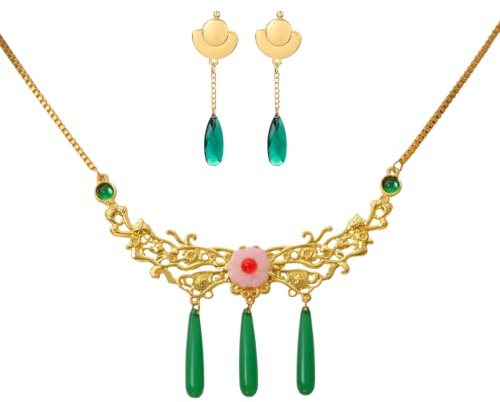 YFDSXKMZ Tagebücher Apothekerin Halskette Maomao Cosplay Necklace Accessories Cosplay Schmuck Anhänger Kostümzubehör Game Fans Collection 3pcs