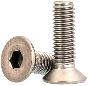 Vite a testa svasata piatta con esagono incassato(60mm,M8)