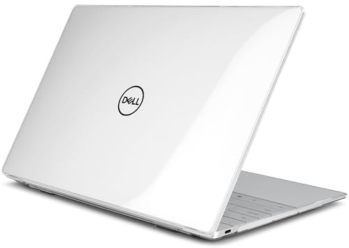 Batianda Crystal Case for Dell XPS 13 Laptop Copilot+ PC 13.4 Display 2024 Release Model 9345/9350 Lightweight Clear Hard Cover with Scratch-Resistant Protection, Easy Installation, Transparent