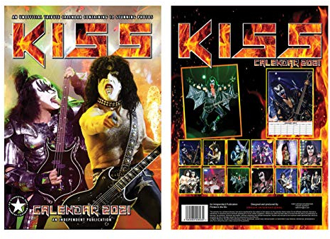 Kiss Kalender 2021 A3 Und Kiss Kühlschrankmagnet