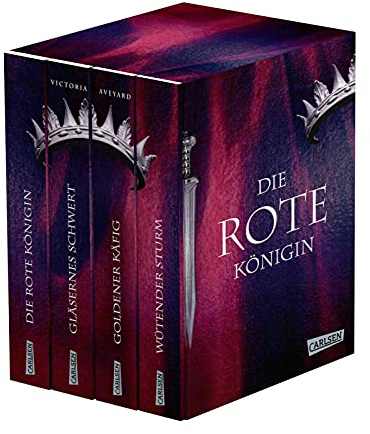 Die Rote Königin: Alle vier Bände im Taschenbuch-Schuber (Die Farben des Blutes): Großartige Fantasy großartig gestaltet - ein tolles Gesamtpaket!