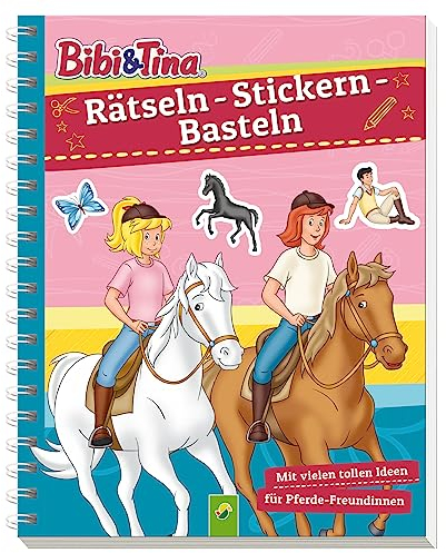 Bibi & Tina - Rätseln, Stickern, Basteln: Mit vielen tollen Ideen für Pferde-Freundinnen ab 5 Jahren