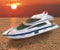 Aue-Verlag - Kit per modellismo Yacht Riviera, 25 x 6 x 7 cm