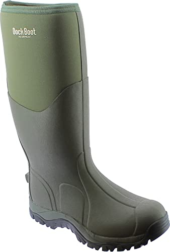 Dock Boot, Telemark - Stivali in neoprene da 7 mm, per uomo e donna, taglia 41, Oliva, 41 EU