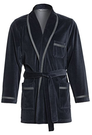 Revise RE-117 Herren kurzer Hausmantel - Morgenmantel - Velours/Samt