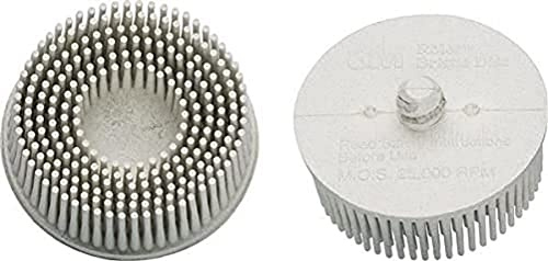 HAZET Ersatz Borstenschleifer-Satz, weiß, 2-teilig | 43 g, Antrieb 400120 Bohrmaschine , Schleifmaschine , Meißel , Säge , Schere,, Mit Keramikkorn versetzte Vollkunststoffbürste