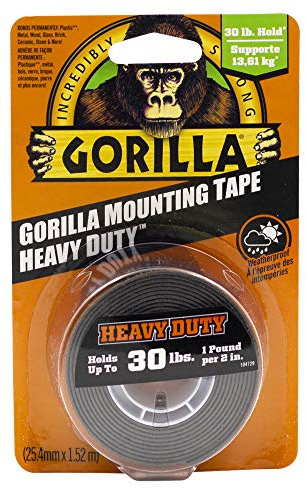 ZASTION Double Sided Mounting Tape - 1 x 60, Black