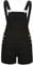 Allence Kurze Latzhose, Boho Latzhose, Damen, Baumwolle, Shorts, 3/4 Hosen, Leggings Alternative Bekleidung
