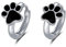 Hundepfoten Ohrringe Silber 925 Hund Creolen Kinder Katzen Pfoten Ohrstecker Mädchen Hund Schmuck Geschenke für Damen