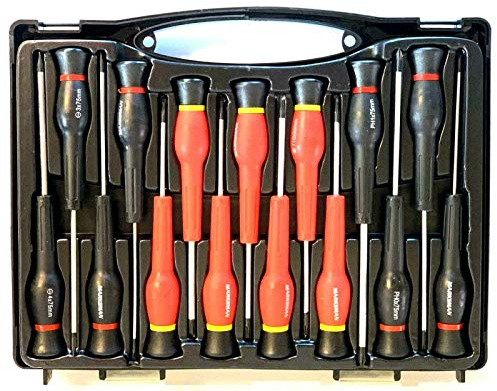 15 Pcs Telecommunication Precision Screwdriver Set Electrical Tool w/Kit Case.
