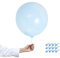 45,7 cm große Luftballons in Babyblau, Macaron-Blau, Pastellfarben, große Luftballons, Dekoration, Oster-Party, Heliumballon, dicke Ballons für Ostern, Hochzeit, Verlobung, Jungen, Babyparty