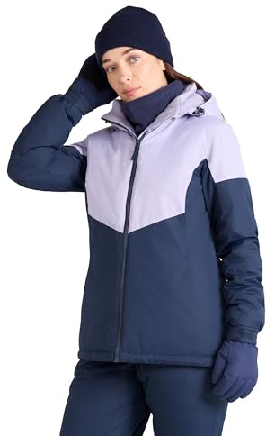 Mountain Warehouse Moon Womens Ski Jacket - Snowproof, Adjustable Hood - Ideal For Sports, Skiing, Snowboarding Light Purple Women's Size 24
