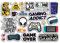 A5 Aufkleber Bogen Gaming Vinyl Aufkleber - Gamer Gaming Jungen Männer Kinder Mancave Papa Bruder Vatertag Hobbys Hobby Fan Liebe Ästhetik #80138