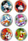 Egan Disney Forever & Ever - Juego de 6 platos de postre mixtos de 19 cm - Platos de porcelana premium