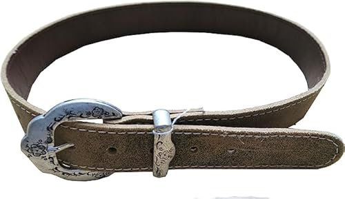 Steinnacher Trachtengürtel Damen Ledergürtel 75 cm braun