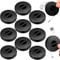 Copkim 9 Pcs Charging Cord Organizer Black Portable Charger Cord Holder Round Storage Cable Winder Retractable Cable Management Flexible USB Reel for Home Office Classroom Wire Charger