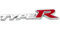 Auto Metall Emblem Badge für Hon-da Type R Type S, Selbstklebend Karosserie Aufkleber Autoaufkleber Auto Dekoration Zubehör,C