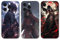 3 Stück Handyhülle für Apple iPhone 14 Pro Max 6.7 Zoll Anime Uchiha Sasuke Itachi Madara Manga Muster Design Junge Case All Inklusiv Linsen Schutzhülle TPU Silikon Weich Ultra Dünn Cover, 02