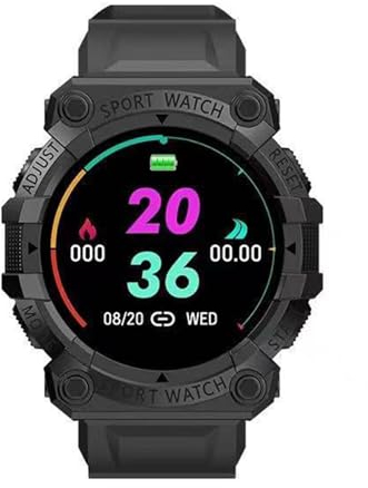 Nicoone 2,4 cm Farb-Touchscreen, Smart-Armband, Blutdruck, Herzfrequenzmesser, Aktivitätstracker, Schrittzähler