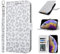 Zouzt Case for iPhone Xs Max (6.5 Inch), Premium PU Leather Wallet Case with Credit Card Holder Slot Flip Folio Kickstand Shockproof Protective Phone Cover (White Leopard Pattern)