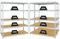 PROREGAL Mega Deal 3er-Set Schwerlastregale Giant Elephant 180x150x60cm mit 5 Ebenen Fachlast 200kg Verzinkt, Kellerregal, Steckregal, Garagenregal, Lagerregal