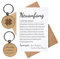 PURESIZE Neuanfang Karte mit Schlüsselanhänger, Abschiedsgeschenk Kollegen Jobwechsel, Geschenk Abschied Job, Mutmacher, Aufmunterung, Krankheit, Affirmation, Trennung Mutmachen (Neuanfang)