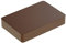 BAUHELD® Universal Unterlegplatten 60x40x 10mm [50 Stück] - Braune Unterlegplättchen aus Kunststoff [Made in Germany] - Als Abstandhalter, Kunststoffplatte, Unterleger oder Verglasungsklötze geeignet