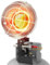 AgiiMan Chauffage extérieur au propane – Chauffage de tente portable de 15 000 BTU pour camping, chauffage au gaz et réchaud de terrasse avec vanne d'arrêt et interrupteur basculant pour les fêtes en